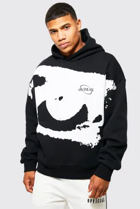 Oversized Eye Graphic Hoodie