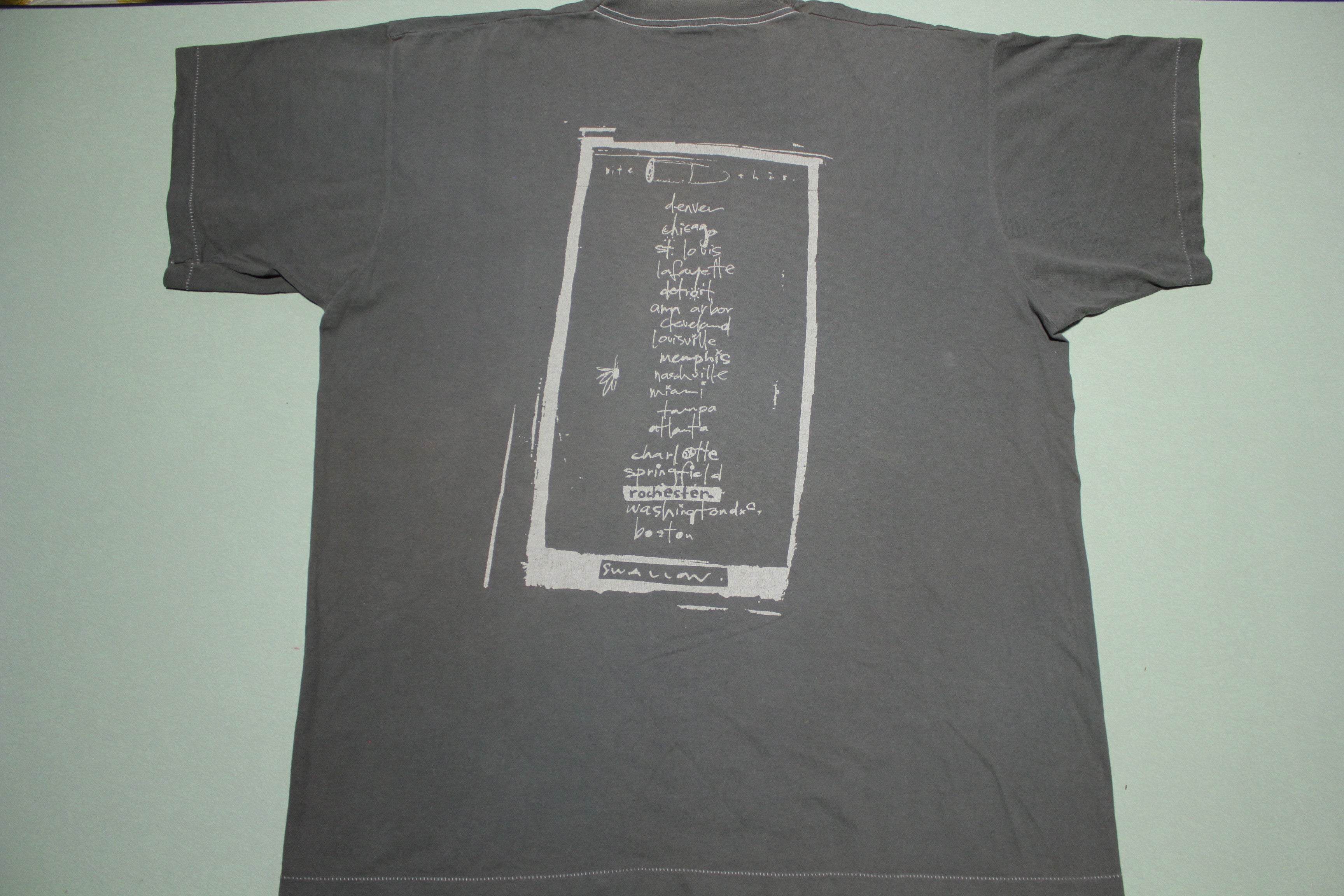 Pearl Jam 1994 String Puppet Marionette Vintage 90's Freak Swallow Toaster T-Shirt