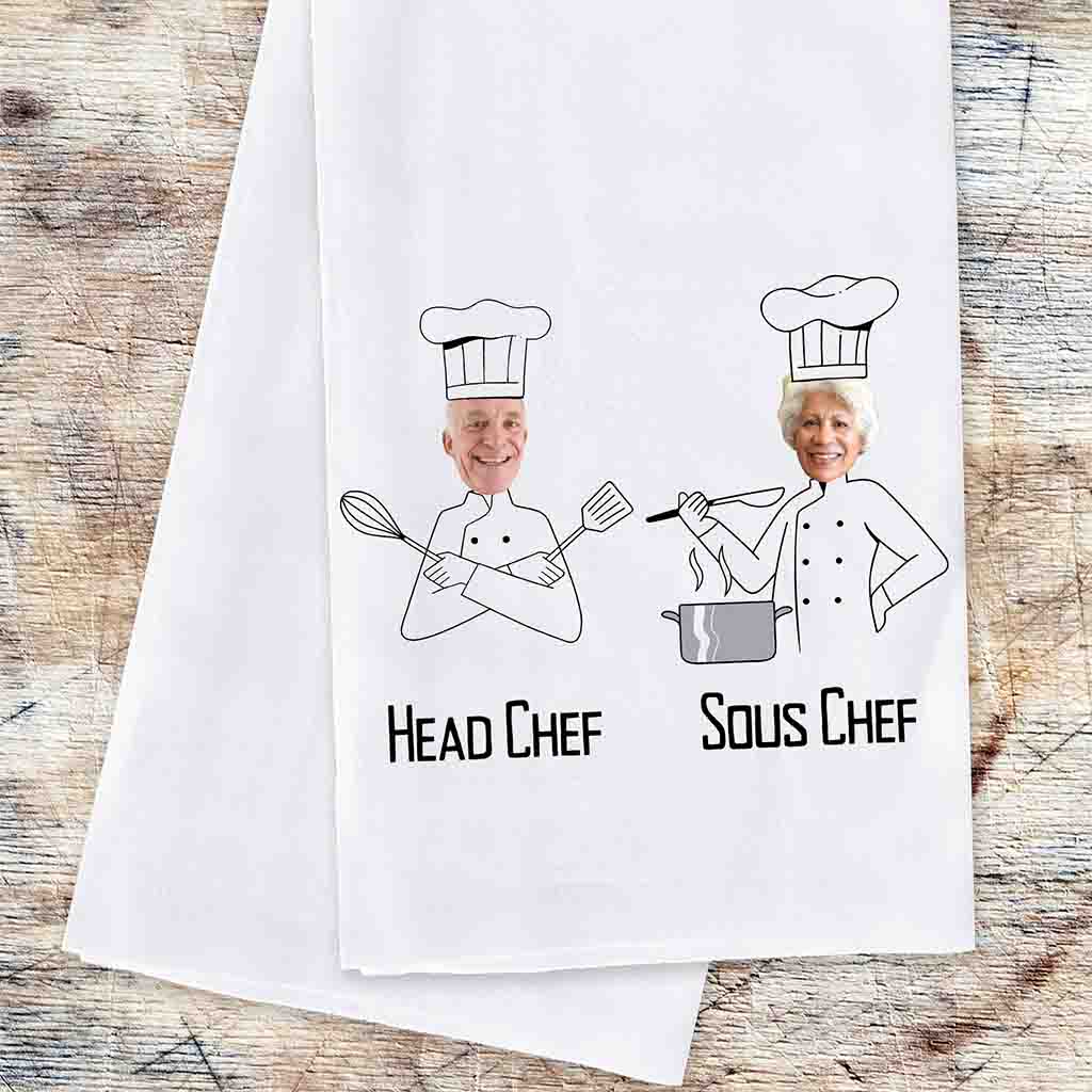 Personalized Kitchen Towel for the Cooking Couple