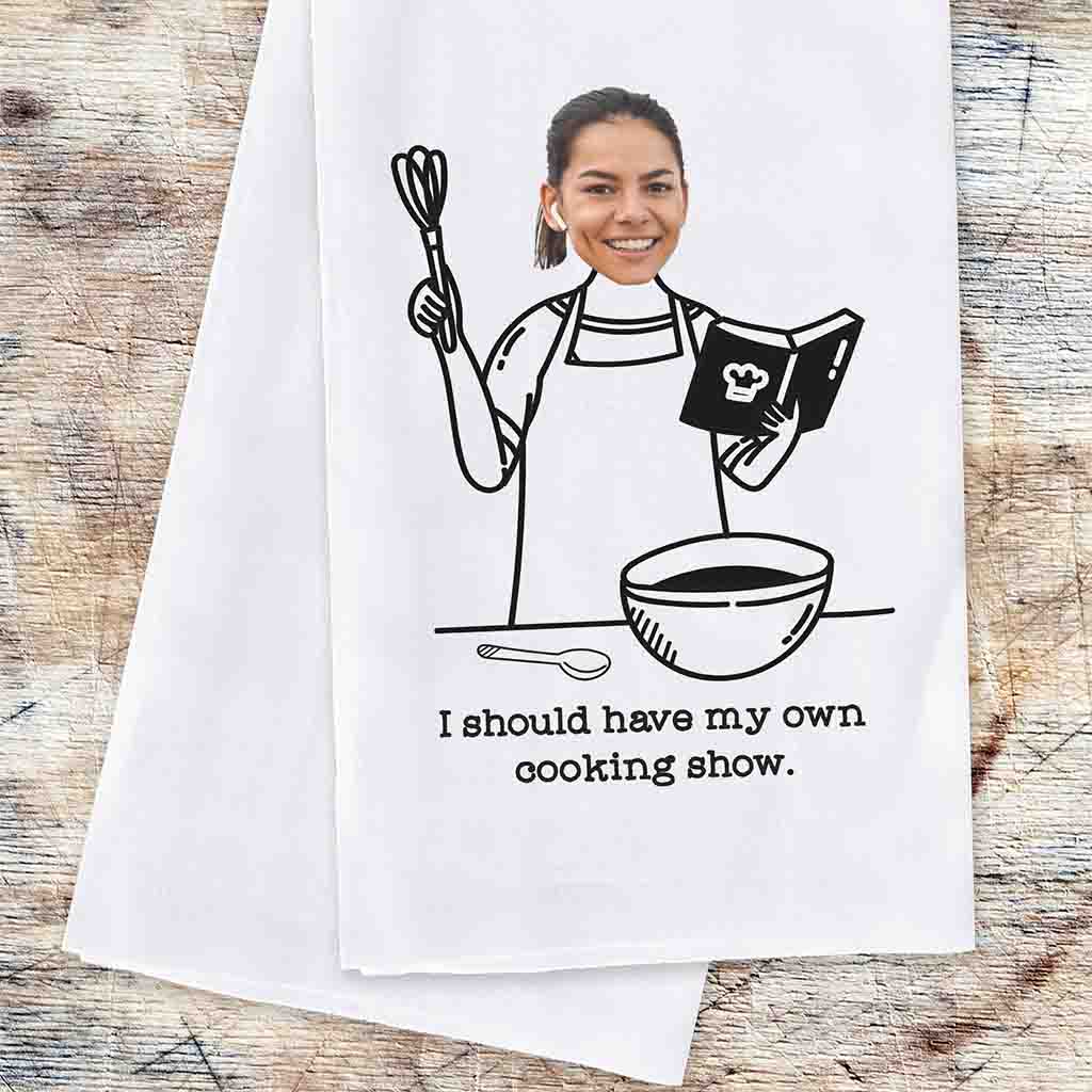 Personalized Kitchen Towel for the Cooking Show Host