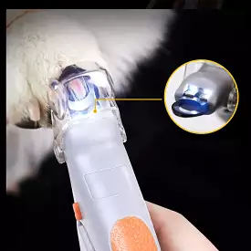 Professional Clipper for dogs Dog Nail Trimmer Pet Cat Claw Grinder With LED Light & 5X Magnifier Safety Pet Nail Clippers