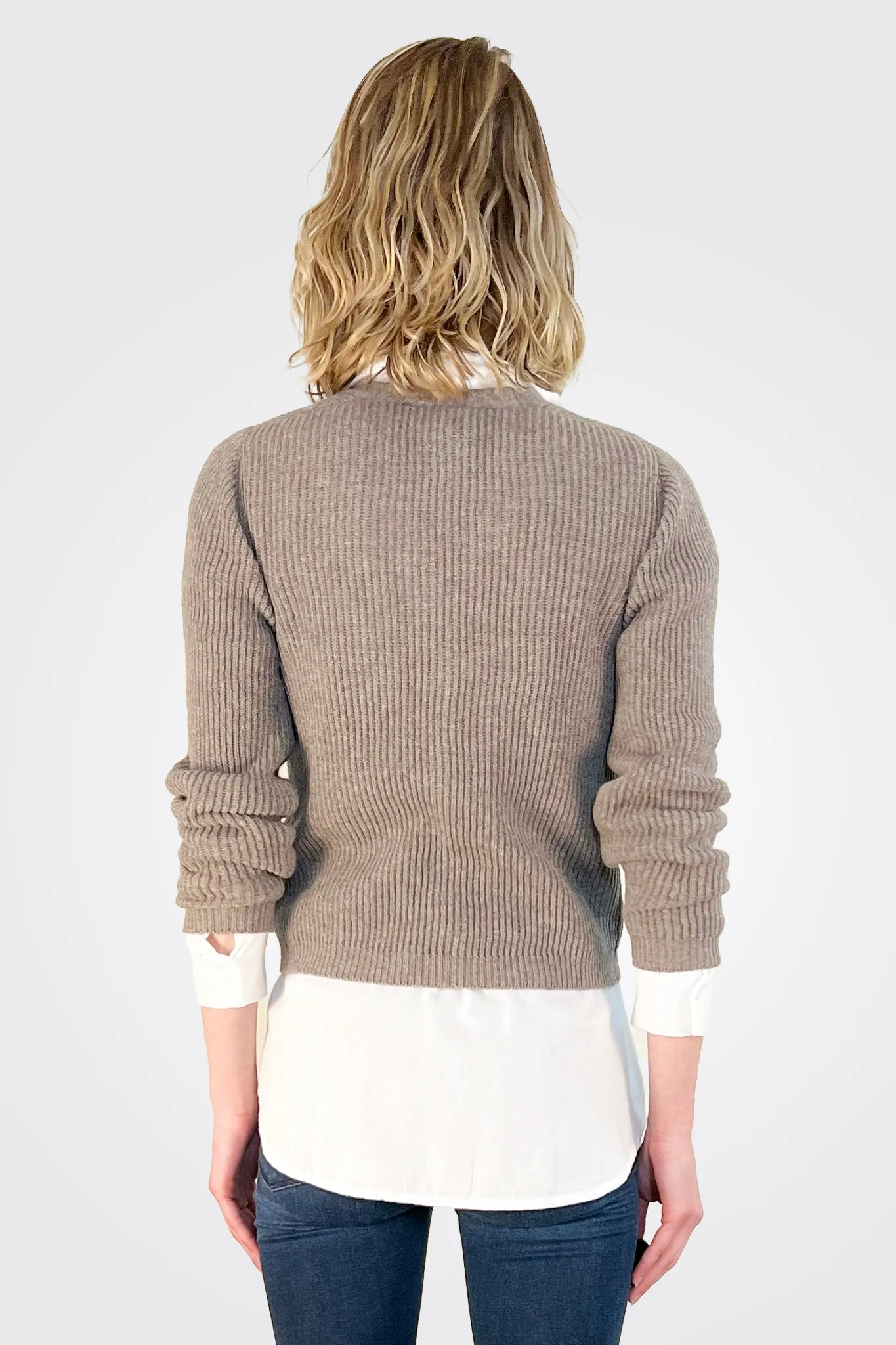 Rib Cardigan - Drift