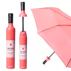 Rosé Wine Bottle Umbrella