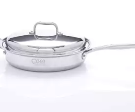 Sale: 3.5Qt Stainless Steel Saute Pan w/Cover USA Made