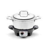 Sale: 4 Quart Stainless Steel Slow Cooker Set by 360 Cookware Made in USA IL004-GC