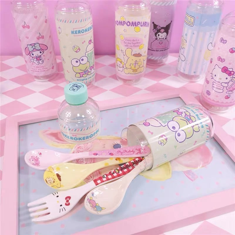 Sanrio bottle style brush pot pen container