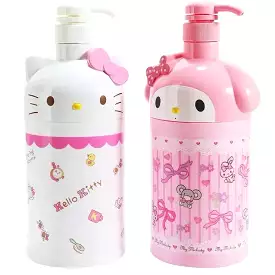 Sanrio mymelody hello kitty body wash shampoo refill bottle