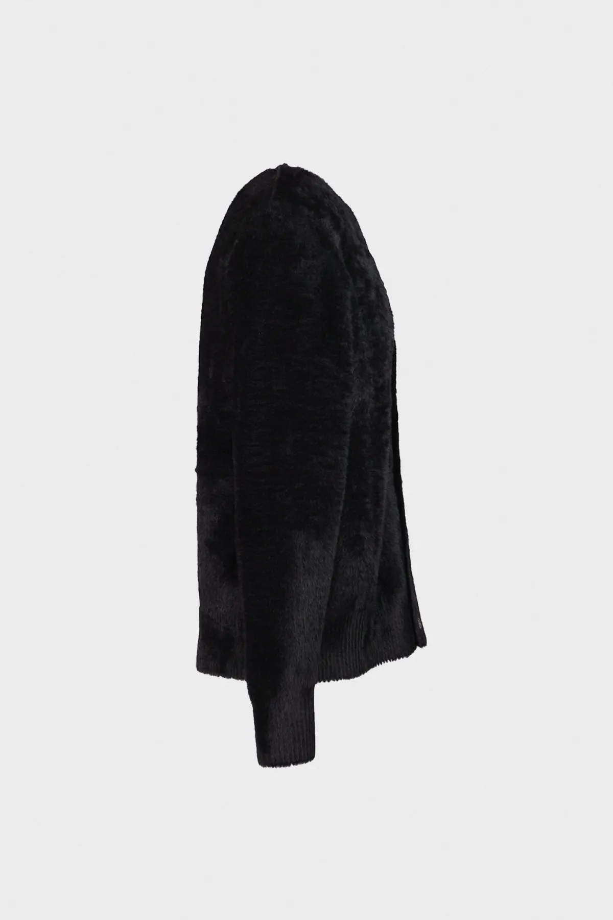 Shaggy Cardigan - Black