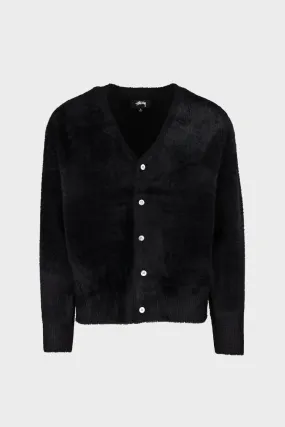 Shaggy Cardigan - Black