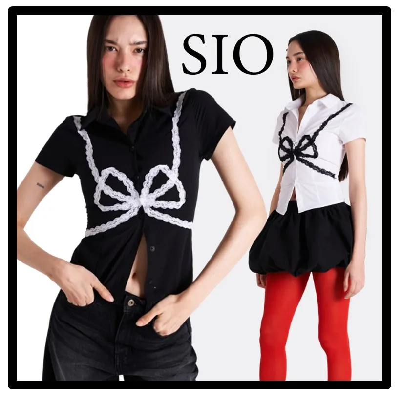 STAND OIL  |Casual Style Street Style Logo Shirts & Blouses