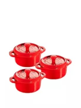 Staub,Ceramique,Cocotte Set,3Pcs 40511-420