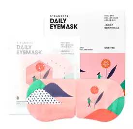 Steambase Daily Eye Mask Rose Garden 5 Sheets Dry Fatigue Eye Steam Hot Pack Sleep