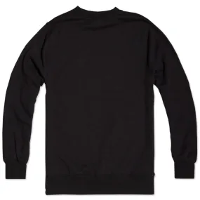 Stussy City Stack Fleece CrewBlack