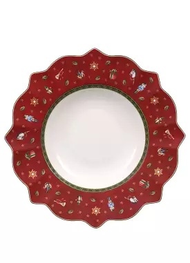 Toy'S Delight Deep Plate Red