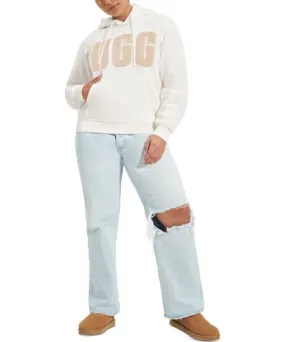 Ugg Women's Rey UGGfluff Logo Hoodie