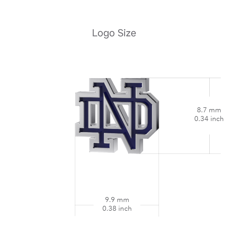 University of Notre Dame Watch Bar - Enamel