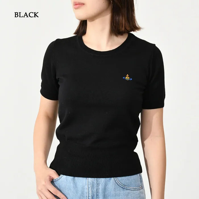 Vivienne Westwood  |Casual Style Plain Logo V-neck & Crew neck