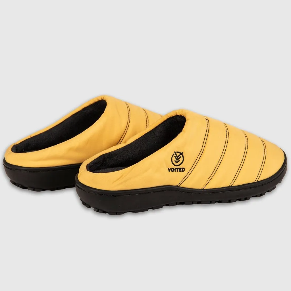 Voited Soul Slipper Lightweight, Indoor/Outdoor Camping Slippers - Sun Yellow