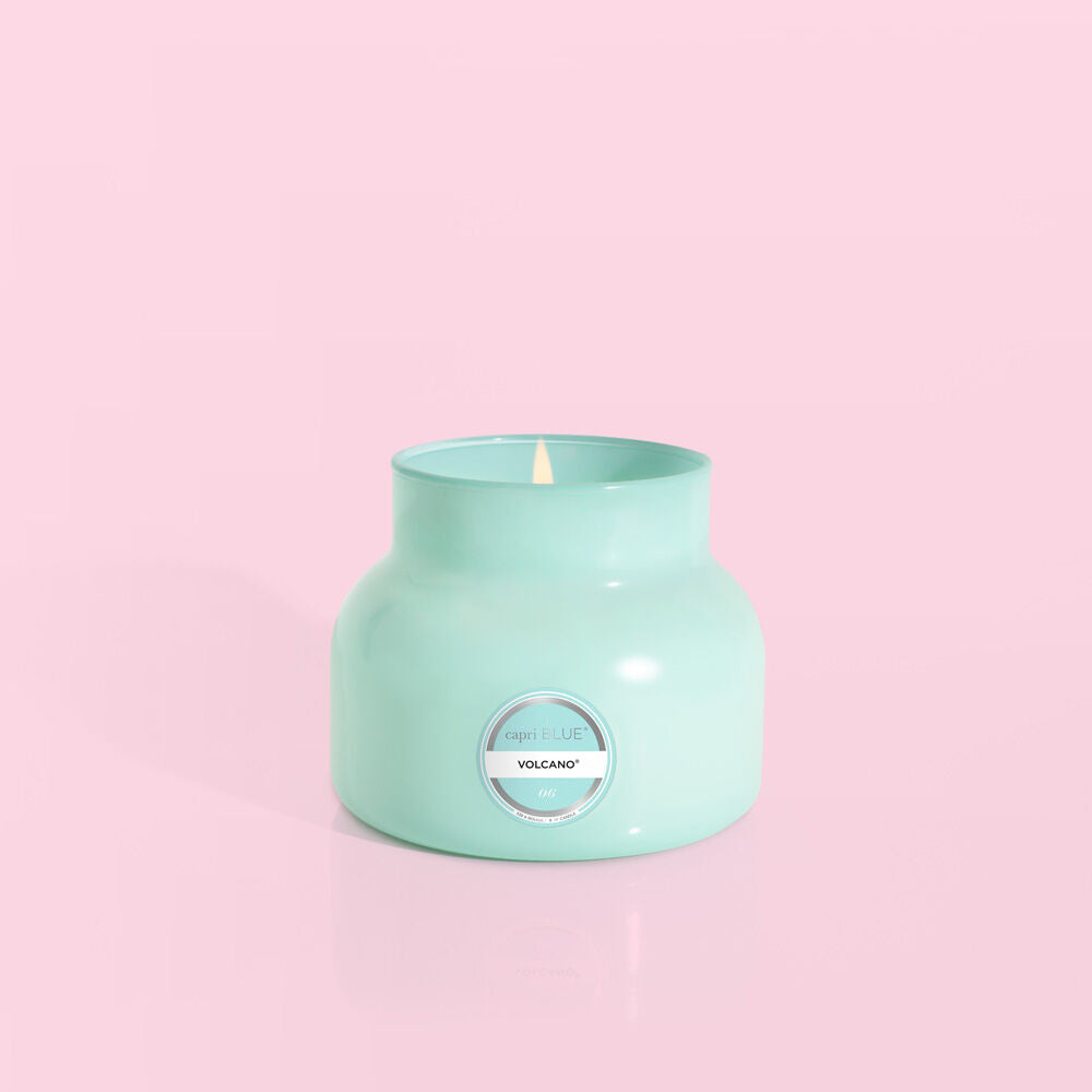 Volcano Aqua Petite Signature Jar by Capri Blue