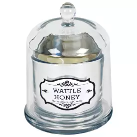 Wattle Honey Natural Scented Bell Jar Candle