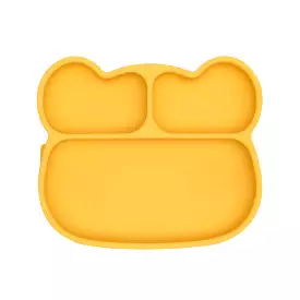 We Might Be Tiny Bear Stickie Plate - Yellow