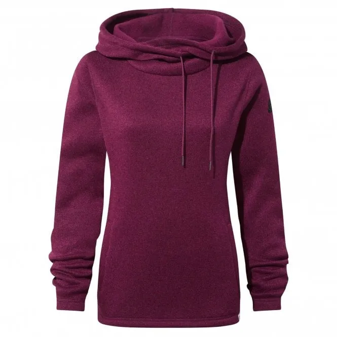 Womens Acer Knitlook Fleece Hoodie