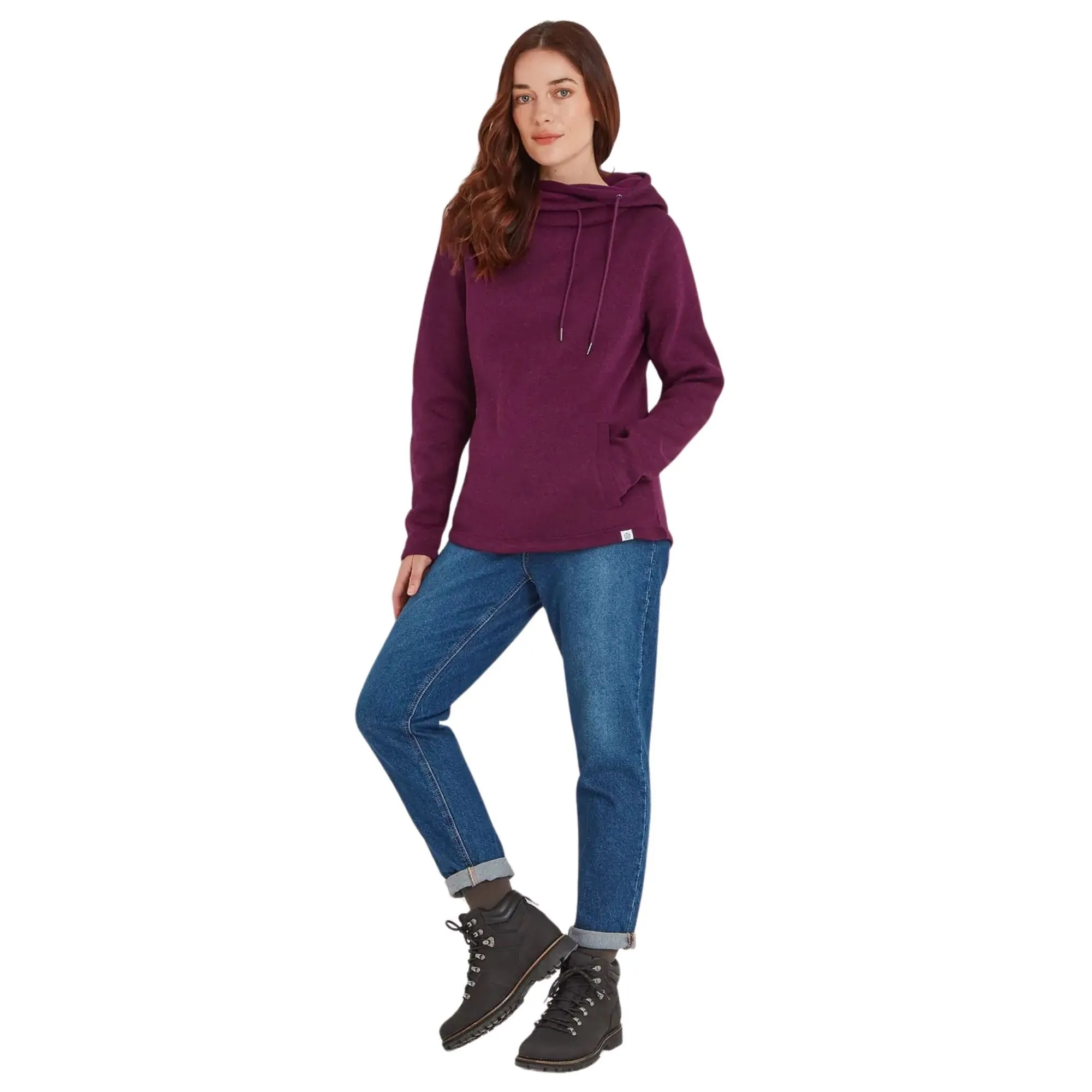 Womens Acer Knitlook Fleece Hoodie